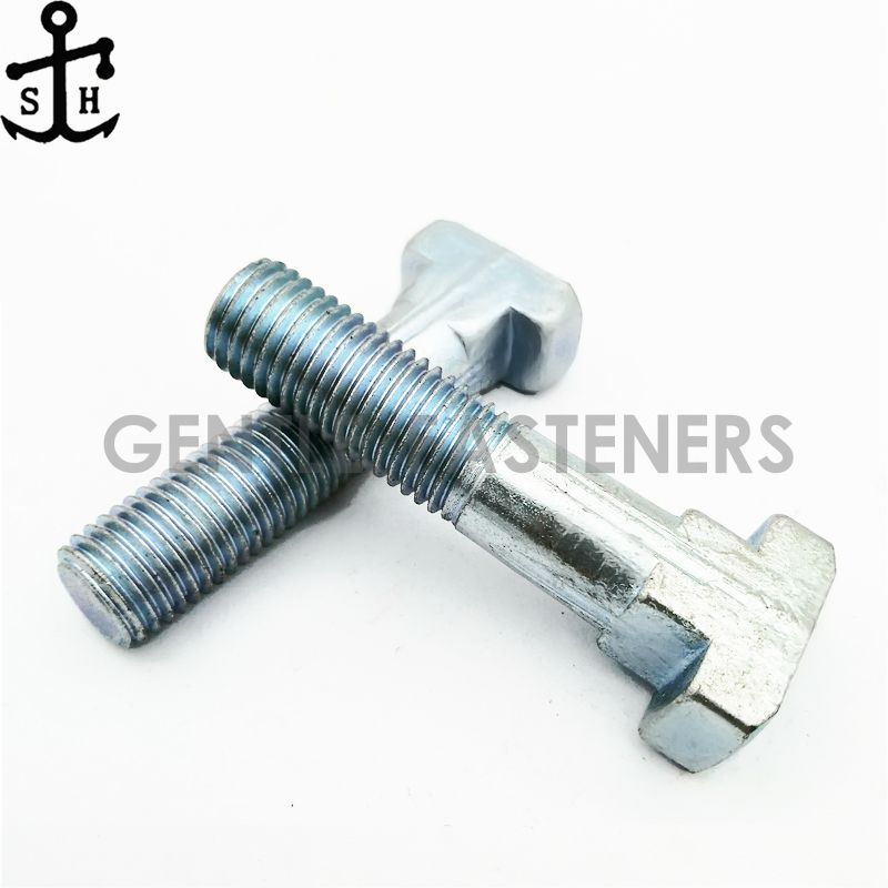 Customized Carbon Steel Galvanized T-Bolts