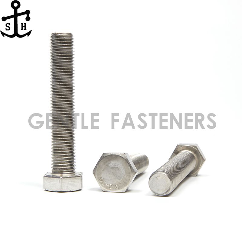 DIN933 Stainless steel M12X70 HEX bolt