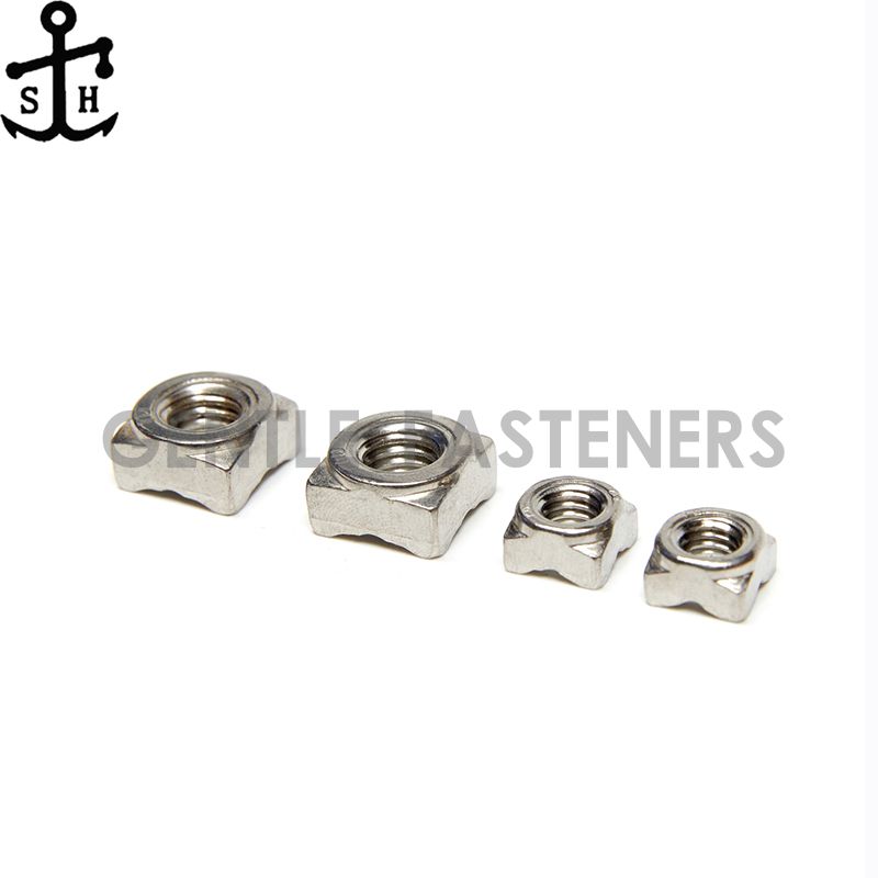 Stainless steel  SUS304 M6 DIN 928 Square Weld Nuts