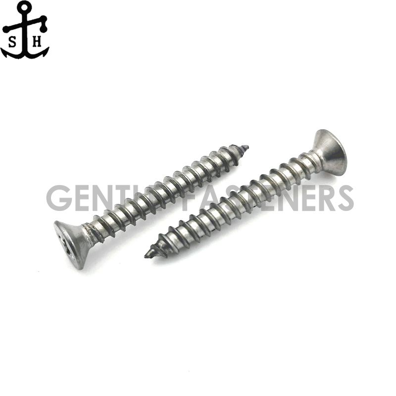 Stainless steel DIN 7982 M3 Cross recessed countersunk head tapping screw